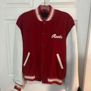 Roots Classic Red and White Jacket